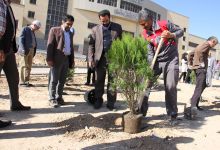 گزارش تصویری مراسم روز درخت کاری و تقدیر از نیروهای باغبانی دانشگاه